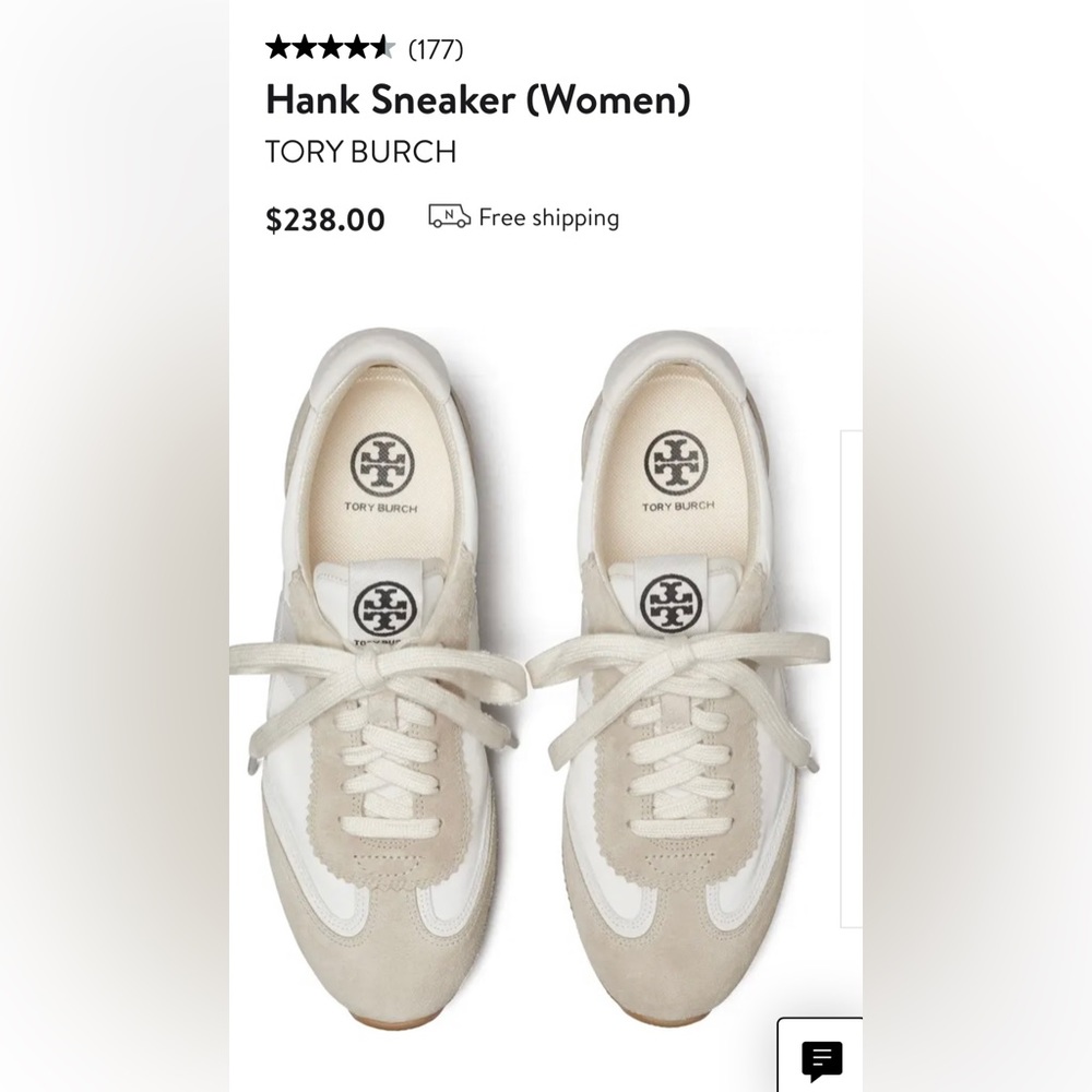 Tory Burch hank sneaker 7.5